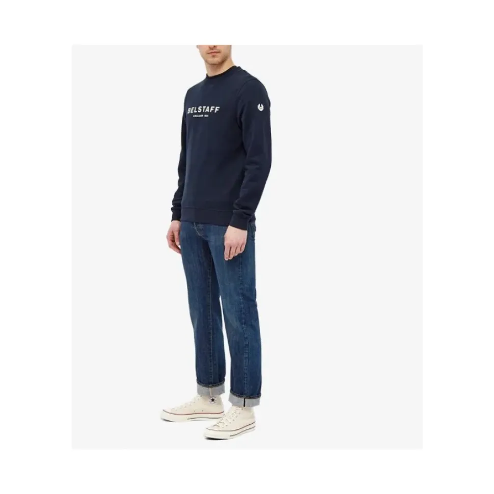 1924 Dunkelblau Off White Sweatshirt