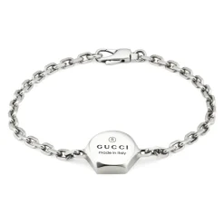 925 Sterlingsilber Armband mit Gucci Markenanhänger