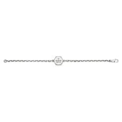 925 Sterlingsilber Armband mit Gucci Markenanhänger