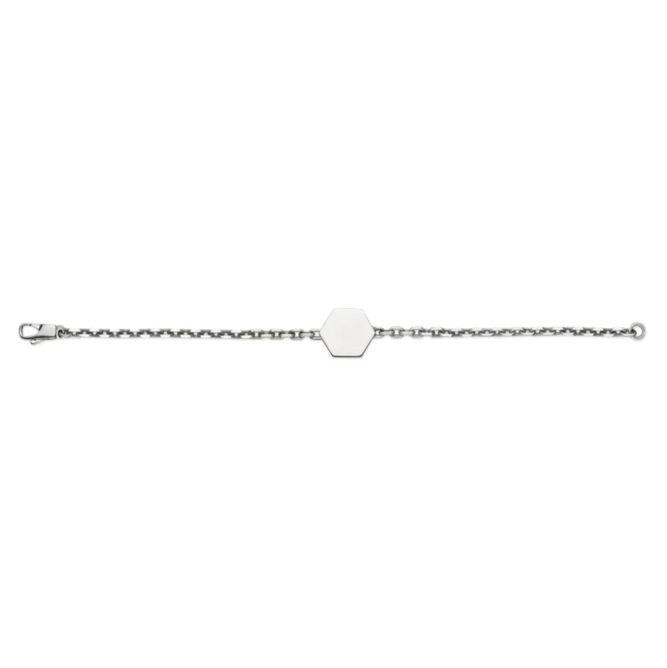 925 Sterlingsilber Armband mit Gucci Markenanhänger