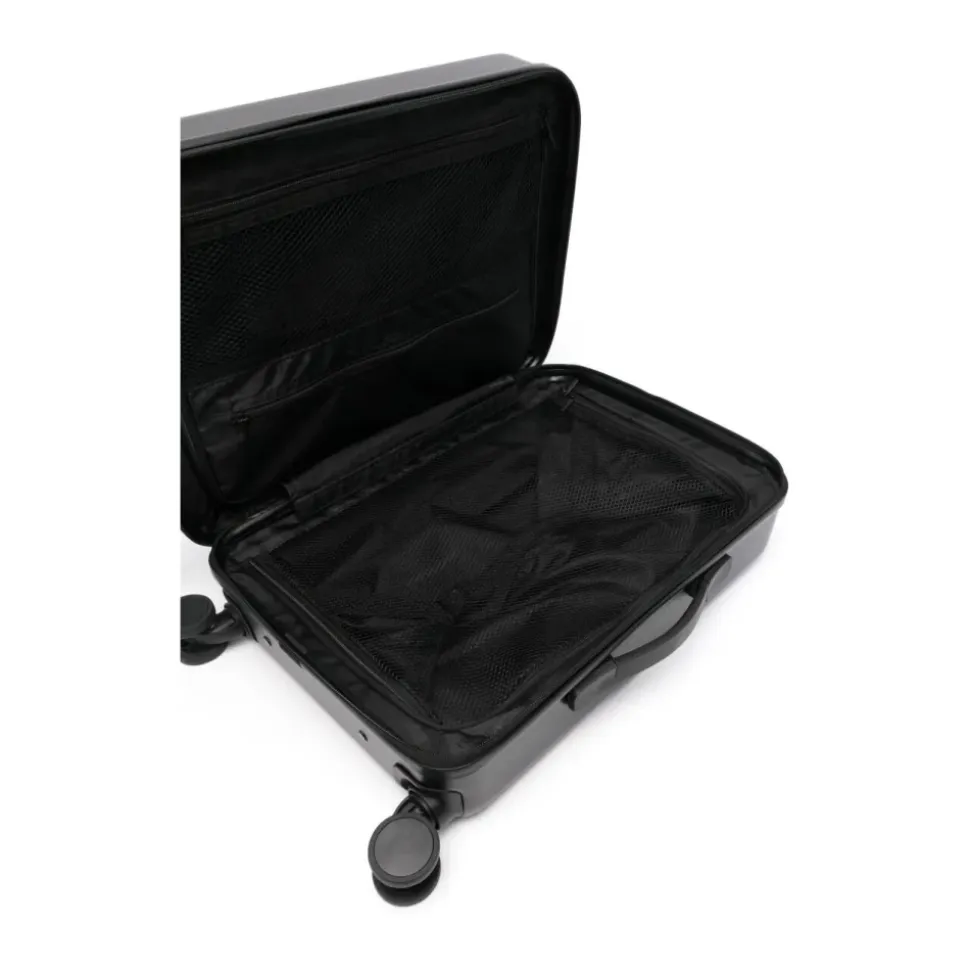 ABS Kabinentrolley mit Saffiano-Detail und Adler-Plakette