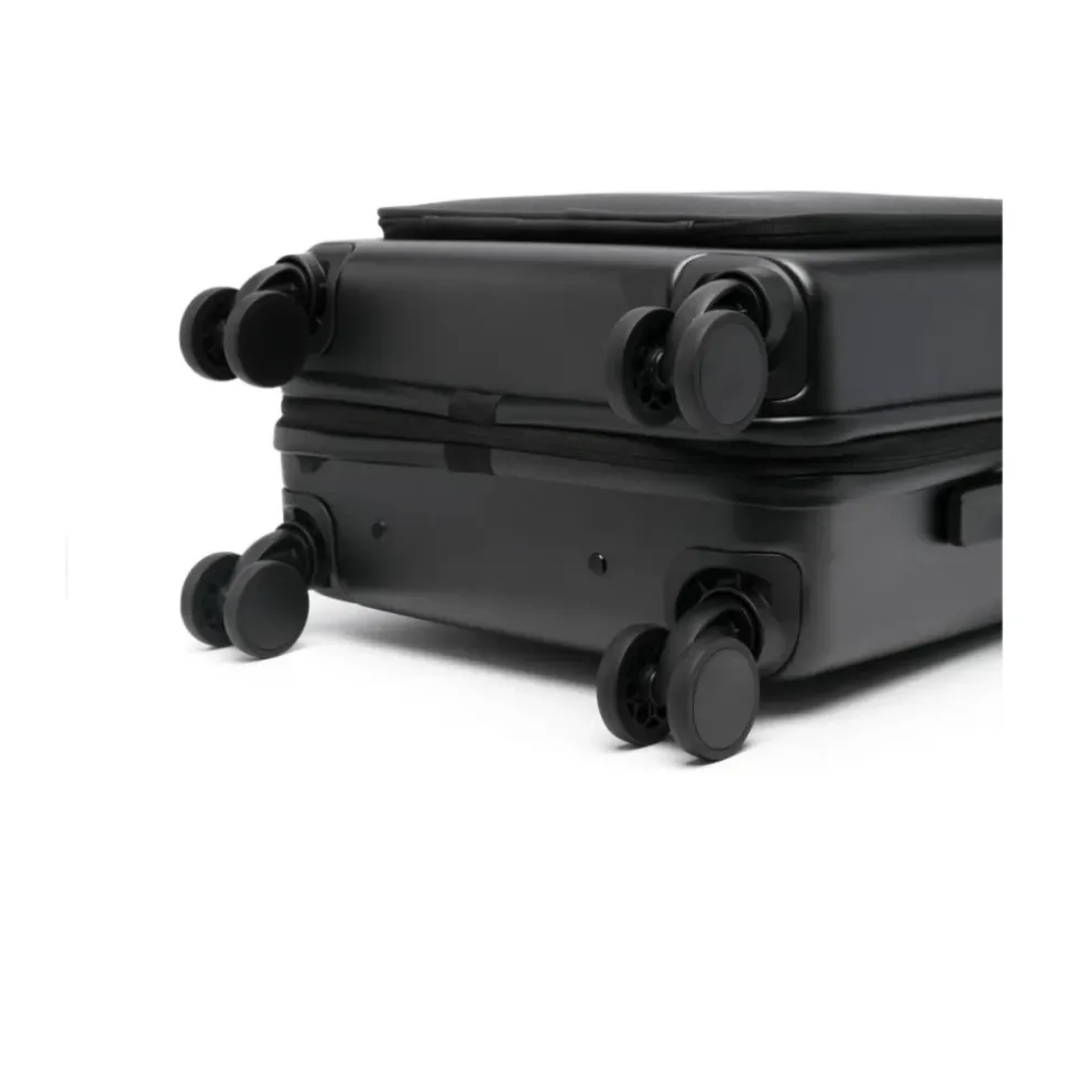 ABS Kabinentrolley mit Saffiano-Detail und Adler-Plakette