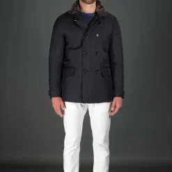 Acqua Doppelreihige Daunenjacke