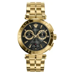 Aion Chronograph Gold Edelstahl Uhr