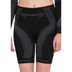 Aktive Biker Shorts in Gedämpftem Schwarz
