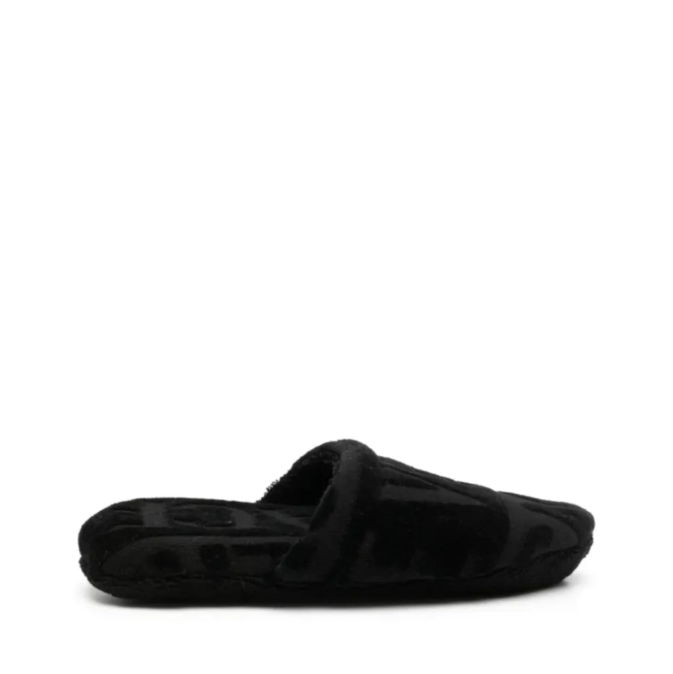 Allover Frottee-Slipper