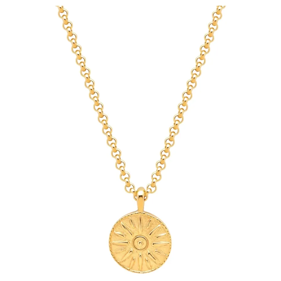 Ancient Sun Pendant Necklace