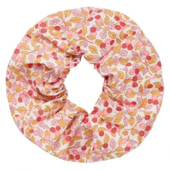 Aprikosen-Scrunchie aus Liberty-Stoff