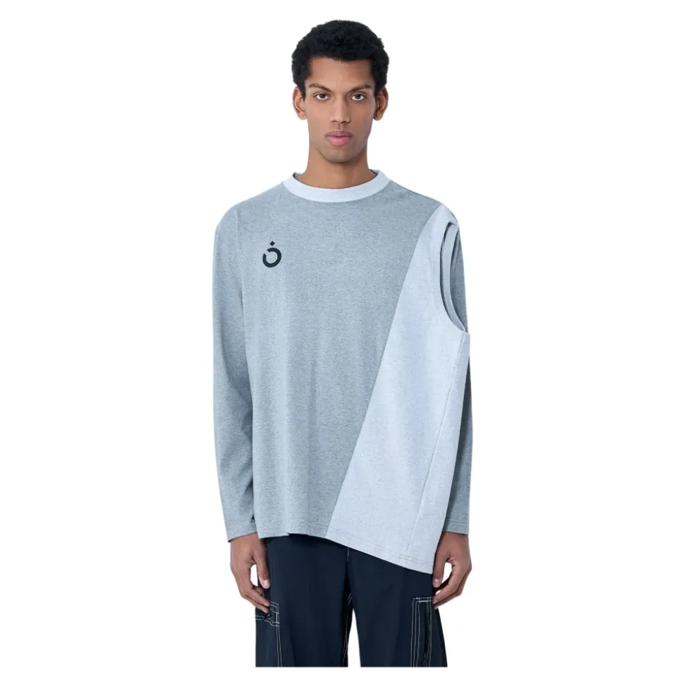 Asymmetrisches Langarmshirt