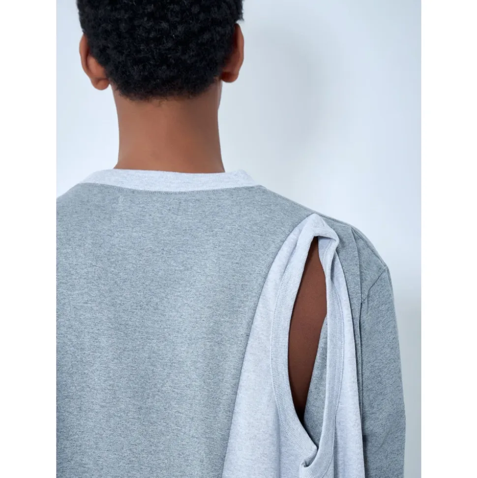 Asymmetrisches Langarmshirt
