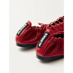 Aureline Ballerinas aus rotem Leder