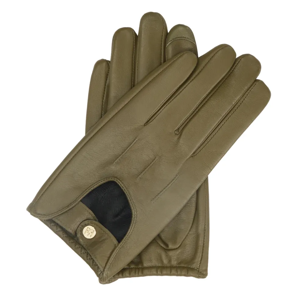 Ausgeschnittene Lederhandschuhe