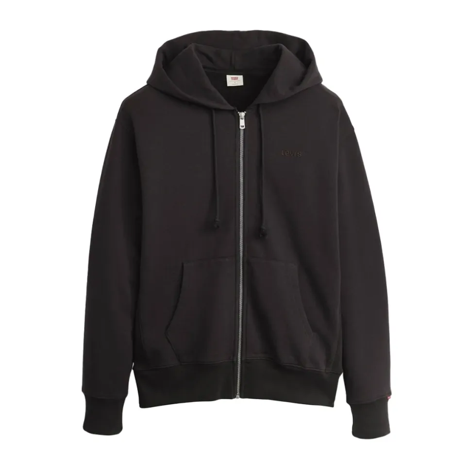 Authentisches Sweatshirt mit durchgehendem Reißverschluss