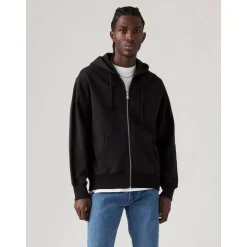 Authentisches Sweatshirt mit durchgehendem Reißverschluss