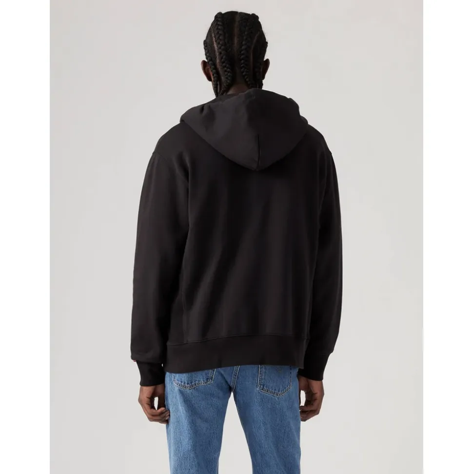 Authentisches Sweatshirt mit durchgehendem Reißverschluss