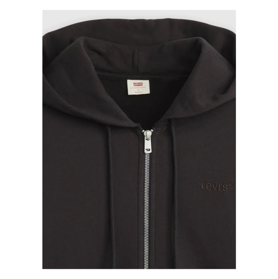Authentisches Sweatshirt mit durchgehendem Reißverschluss