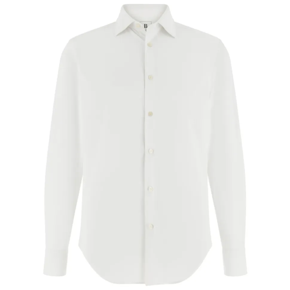 B Tech Slim Fit Stretch Polyamid Hemd