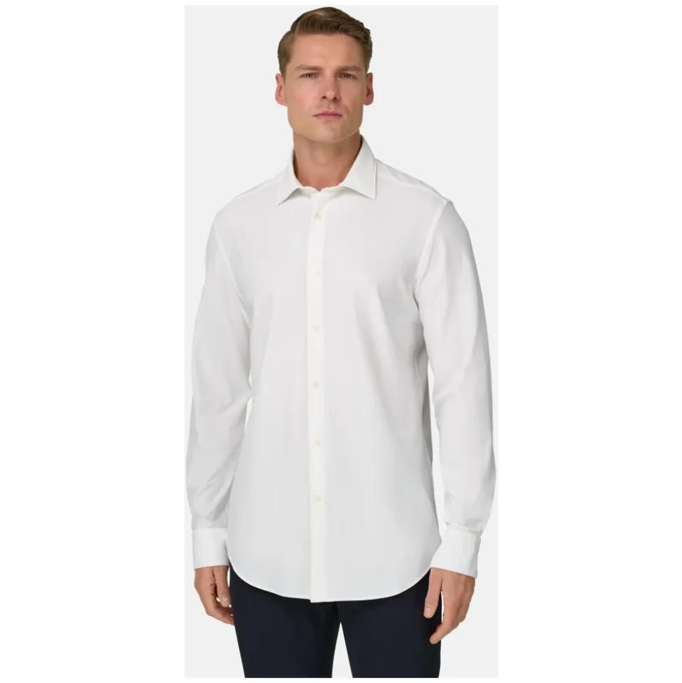 B Tech Slim Fit Stretch Polyamid Hemd