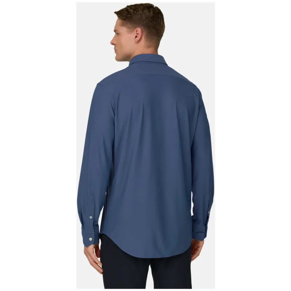 B Tech Slim Fit Stretch Polyamid Hemd