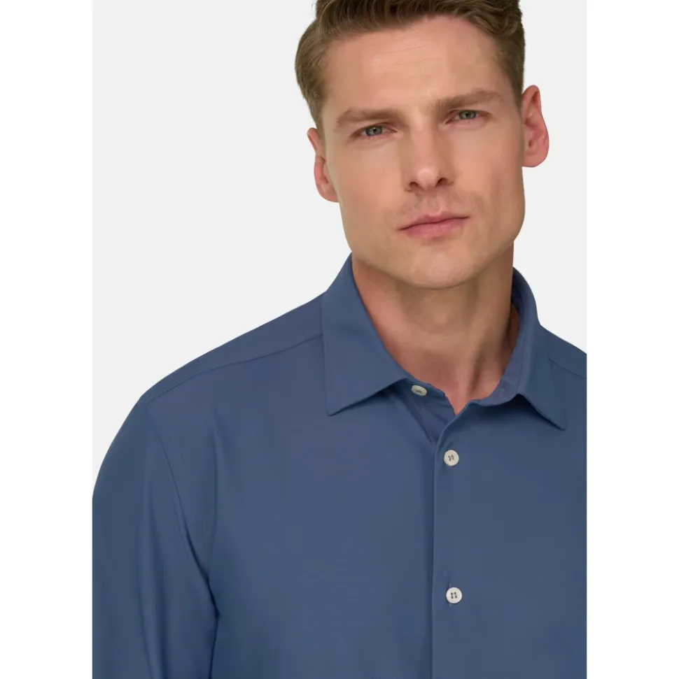 B Tech Slim Fit Stretch Polyamid Hemd