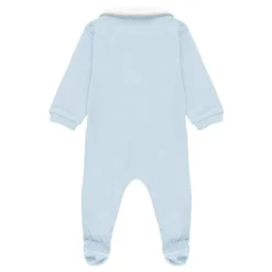 Baby-Overall Hellblau Logo-Druck