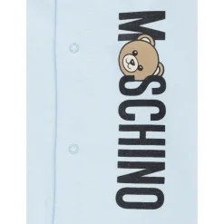 Baby-Overall Hellblau Logo-Druck
