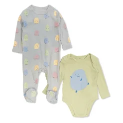 Baby-Set: Body und Schlafanzug