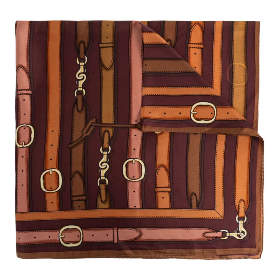 Bag Strap Print Seiden-Carré