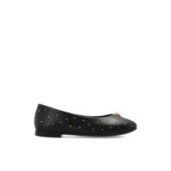 Ballerinas aus verziertem Leder