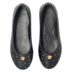 Ballerinas aus verziertem Leder