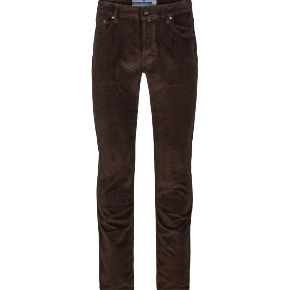 Bard Cordhose Slim Fit mit Stickerei