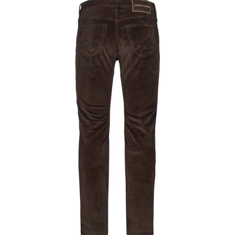 Bard Cordhose Slim Fit mit Stickerei