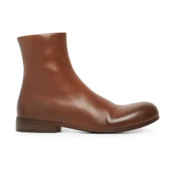 Basalt Leder Stiefelette