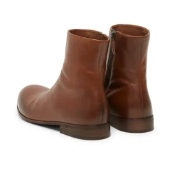 Basalt Leder Stiefelette