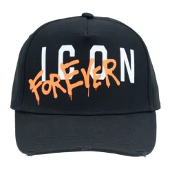 Baseball Cap mit Schnalle und Kontrastdruck