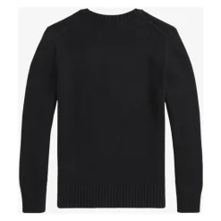 Baumwoll Crew Neck Polo Bear Pullover