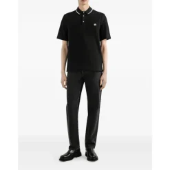 Baumwoll-Piqué-Poloshirt