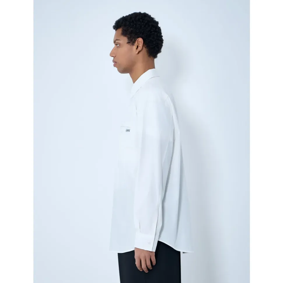 Baumwoll-Popeline Button-Down-Hemd