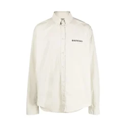 Baumwoll-Popeline Oversize-Hemd