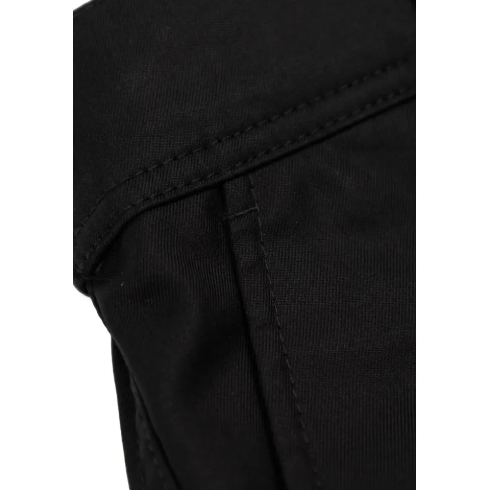 Baumwollshorts mit umgeschlagenen Bündchen