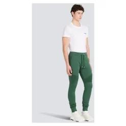 Baumwoll-Sweatpants mit flockigem Paris-Logo