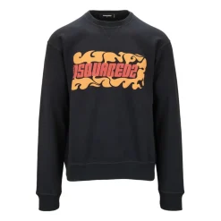 Baumwoll-Sweatshirt mit Grafikprint