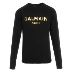 Baumwoll-Sweatshirt mit Logo-Print