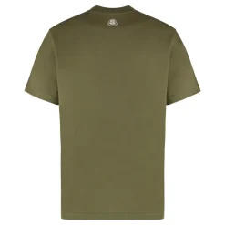 Baumwoll-T-Shirt mit Rundhalsausschnitt