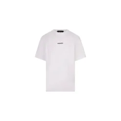 Baumwoll-T-Shirt mit Rundhalsausschnitt