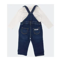 Baumwoll-T-Shirt und Overalls Set