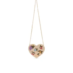 Beaded Heart Bag