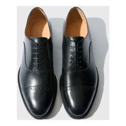 Beaumont Black Oxfords - Handgefertigt