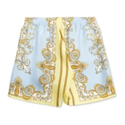 Bedruckte Shorts aus Seidentwill