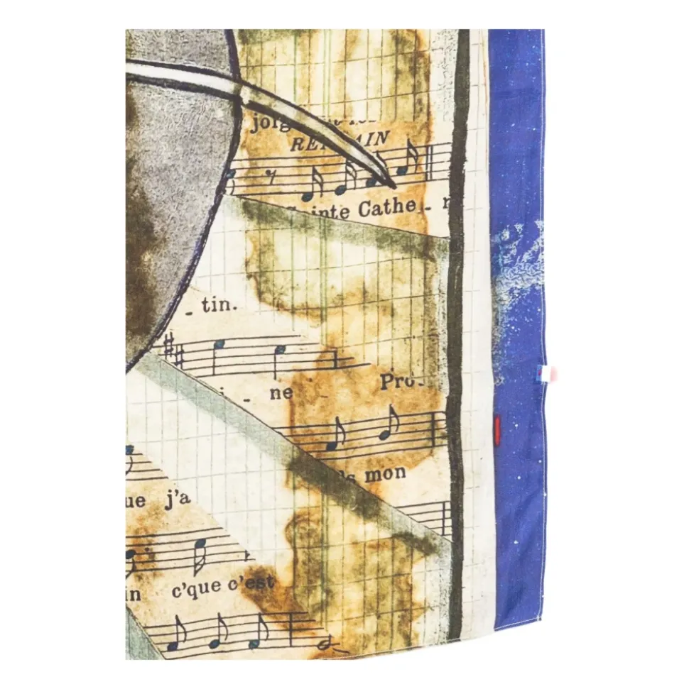 Bedruckter Seidenfoulard